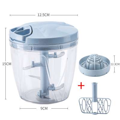 Multifunctional  900ml and 500ml vegetable mini magic pull chopper for family