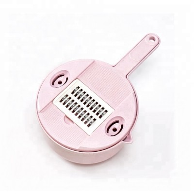 New Kitchen Tools Wheat Straw Products Grater With Storage Set Multi-function Food Grater